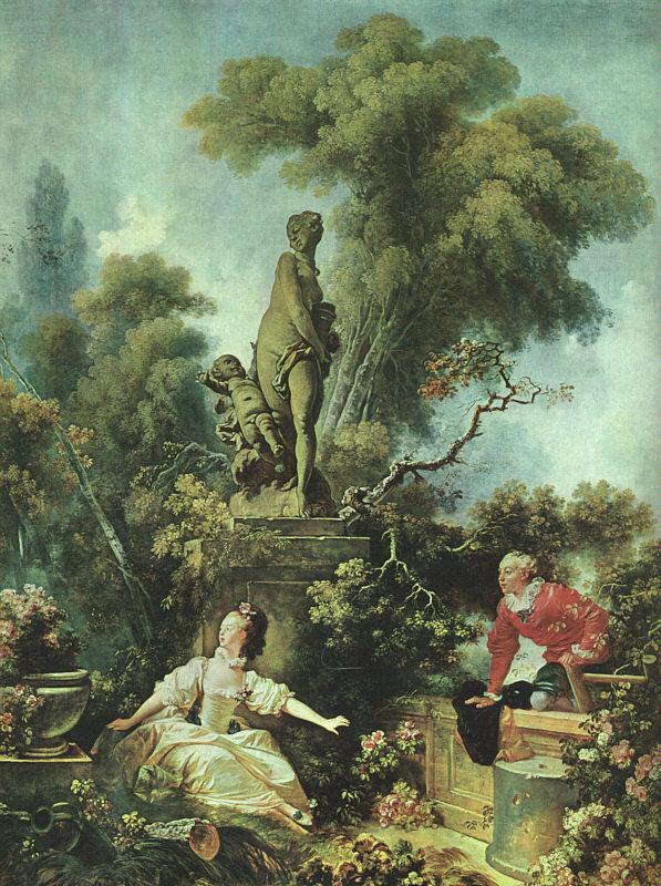 Jean-Honore Fragonard The Meeting France oil painting art